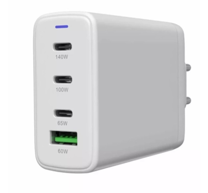 Canyon Зарядний пристрій Canyon CU140ACC GaN 150W 3xPD 1xQC EU White (CNS-CUW140ACC)
