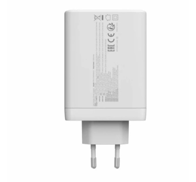Canyon Зарядний пристрій Canyon CU140ACC GaN 150W 3xPD 1xQC EU White (CNS-CUW140ACC)