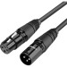 Ugreen Кабель мультимедійний XLR M to XLR F 5.0m AV130 black Ugreen (20712)