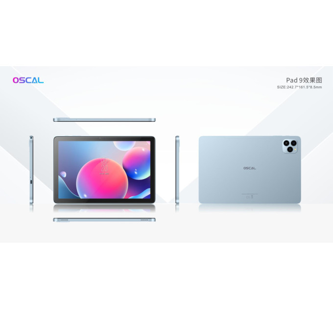 Oscal Планшет PAD9 10" 128GB PAD9 BLUE OSCAL