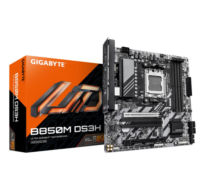 GIGABYTE Материнська плата AMD B850 SAM5 MATX B850M DS3H 1.1 GIGABYTE