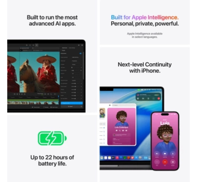 Apple Ноутбук Apple MacBook Pro 14 A3426 M5 Pro Space Black (MGDR4UA/A)
