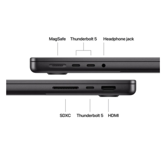 Apple Ноутбук Apple MacBook Pro 14 A3426 M5 Pro Space Black (MGDR4UA/A)