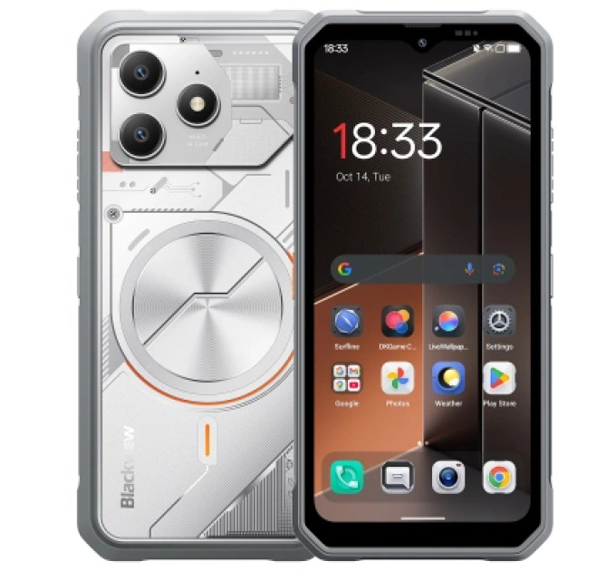 Blackview Мобільний телефон Blackview FORT 100 8/128GB White (6931548325192)