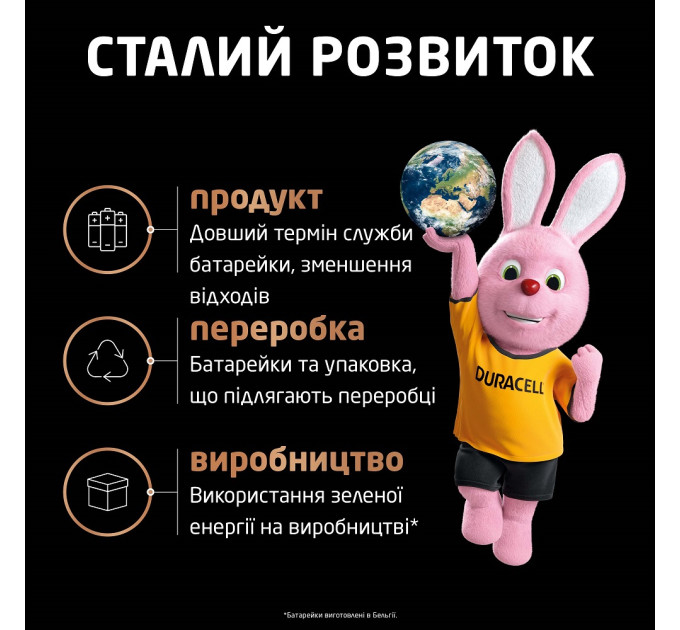 Duracell Лужні батарейки Duracell Optimum AAA, 4 шт.