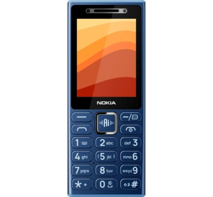 Nokia Мобільний телефон Nokia 210 4G DS 2026 Dark Blue