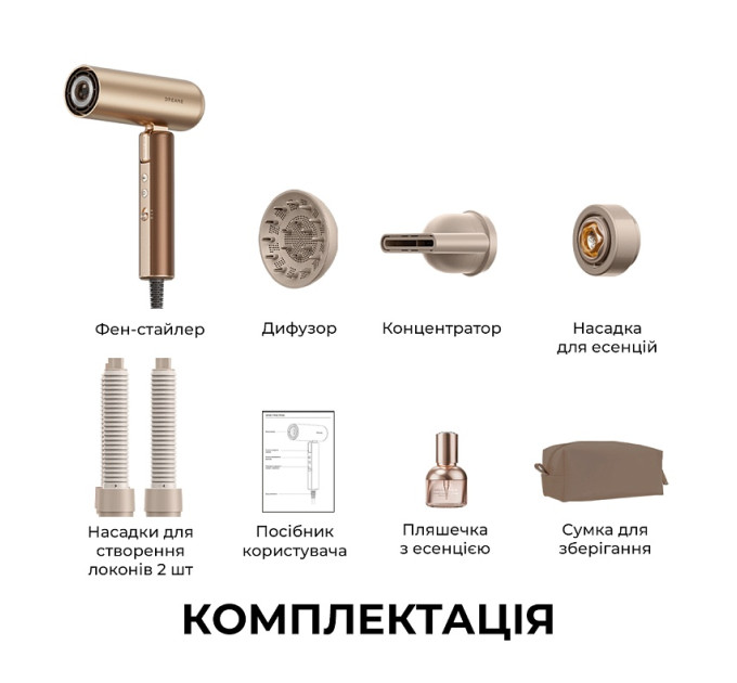 Dreame Фен Dreame Pocket Aura Cocoa Tea Gold (AZP20A-CTG)