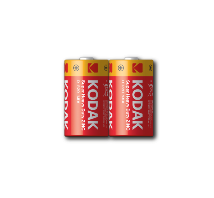 Kodak Батарейка Kodak EXTRA HEAVY DUTY R20 коробка 1x2 шт.