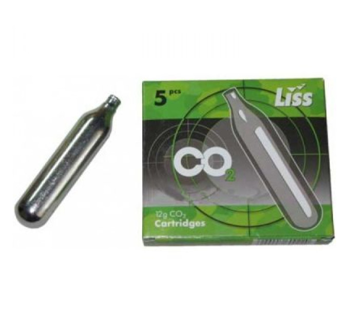 Балон СО2 Liss 12g 5 шт/уп (1752.00.67)