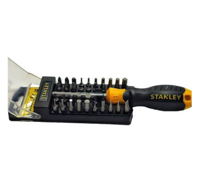 Набір викруток Stanley Multibit багатофункціональна з 34 насадками. (STHT0-70885)