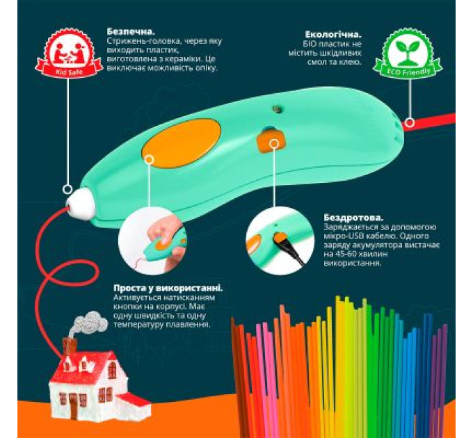 3Doodler 3D - ручка 3Doodler Start Plus - КРЕАТИВ (72 стрижнів) (SPLUS)