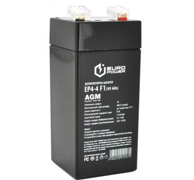 Батарея до ДБЖ Europower EP4-4F1, 4V-4Ah (EP4-4F1)