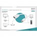 Digitus Перехідник mini DP to DP, M/F, 0.15m, white Digitus (DB-340405-001-W)