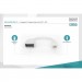 Digitus Перехідник mini DP to DP, M/F, 0.15m, white Digitus (DB-340405-001-W)