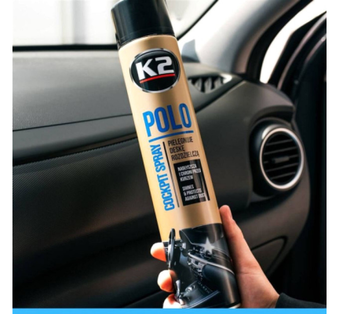 Автополіроль K2 POLO COCKPIT 750ml свіжість (K407FR1)