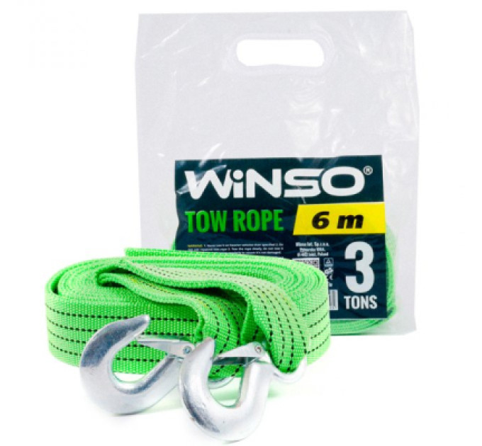 Трос буксирувальний WINSO 3т, 6м (133600)