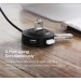 Ugreen Концентратор Ugreen 4-port 1m USB 2.0 CR106 black (20277)