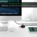 Ugreen Концентратор Ugreen 4-port 1m USB 2.0 CR106 black (20277)
