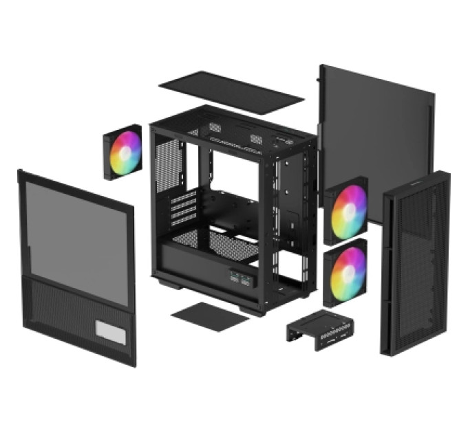 Корпус Deepcool CH360 Digital Black (R-CH360-BKAPE3D-G-1)