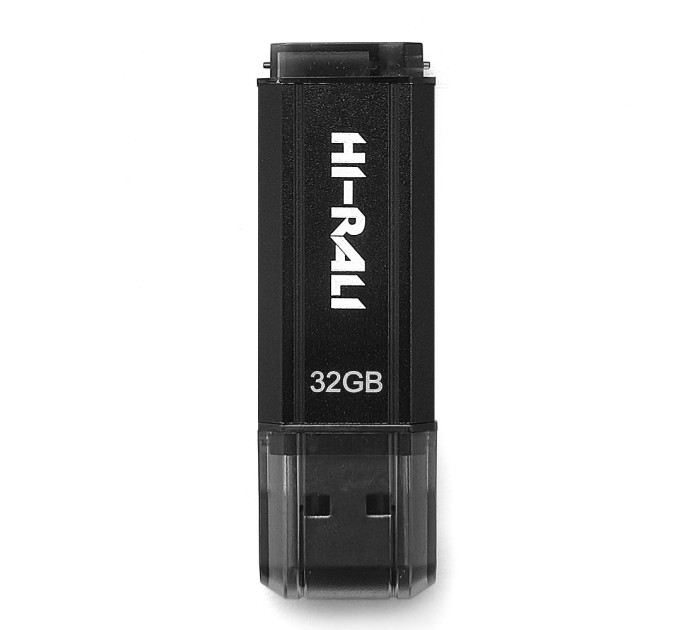 Флеш-накопичувач USB 32GB Hi-Rali Stark Series Black (HI-32GBSTBK)