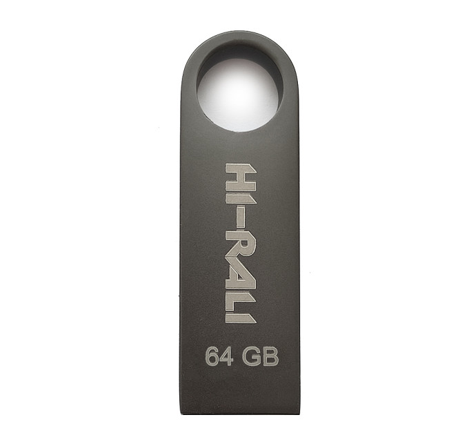 Флеш-накопитель USB 64GB Hi-Rali Shuttle Series Black (HI-64GBSHBK)