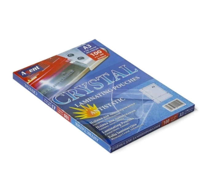 Плівка для ламінування Agent глянц. А3 (303х426) 100 мкн (100 шт.) ANTISTATIC (3130021)