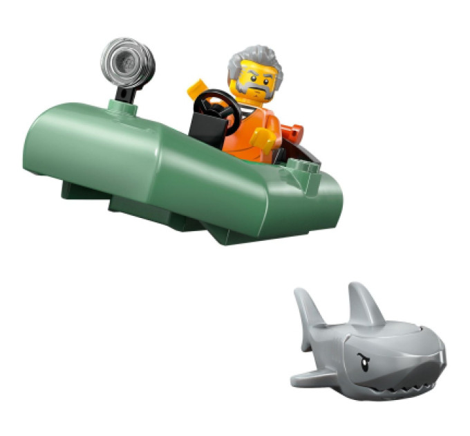 Конструктор LEGO City Переслідування на поліцейському катері (60456)