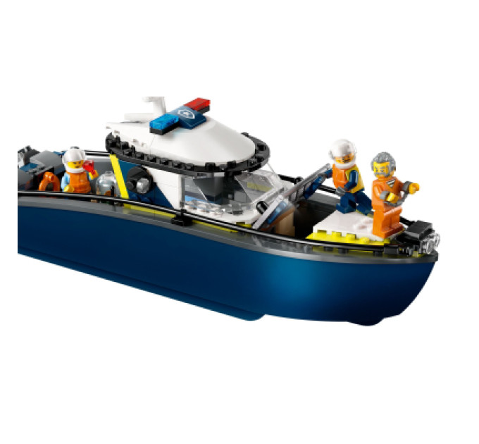 Конструктор LEGO City Переслідування на поліцейському катері (60456)