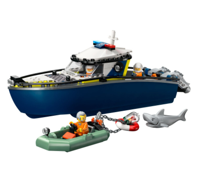 Конструктор LEGO City Переслідування на поліцейському катері (60456)