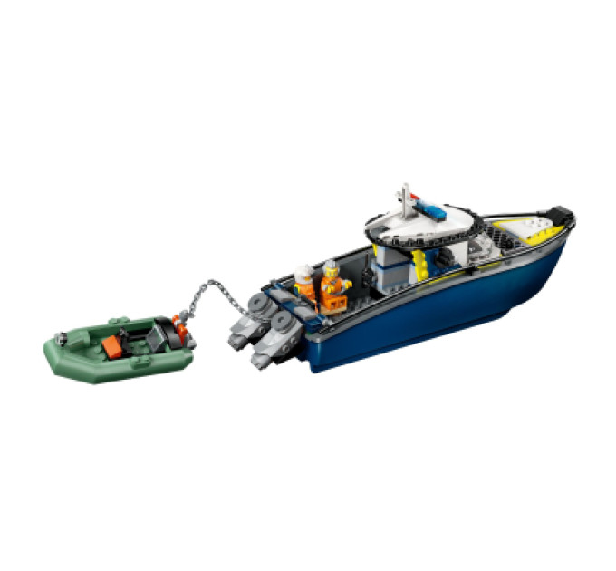 Конструктор LEGO City Переслідування на поліцейському катері (60456)