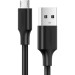 Дата кабель USB 2.0 AM to Micro 5P 0.25m 2A US289 black Ugreen (60134)