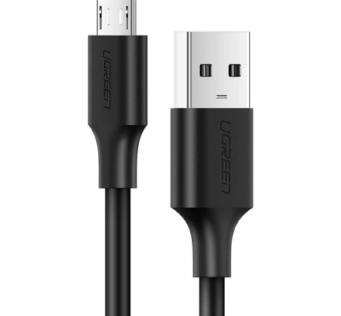 Дата кабель USB 2.0 AM to Micro 5P 0.25m 2A US289 black Ugreen (60134)