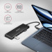 Концентратор USB-C 7PORT FLAT 0.3M HUE-F7C AXAGON