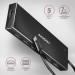 Концентратор USB-C 7PORT FLAT 0.3M HUE-F7C AXAGON