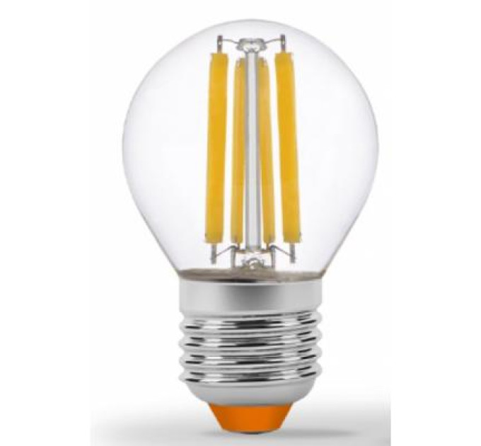 Лампочка Videx Filament G45F 6W E27 4100K 220V (VL-G45F-06274)