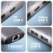 Хаб концентратор AXAGON HMC-6G2L USB-C 10Gbps 6in1 hub, Grey