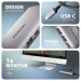 Хаб концентратор AXAGON HMC-6G2L USB-C 10Gbps 6in1 hub, Grey