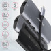 Хаб концентратор AXAGON HMC-6M2 SuperSpeed USB-C COMBO 6in1 hub, Grey