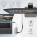 Хаб концентратор AXAGON HMC-6M2 SuperSpeed USB-C COMBO 6in1 hub, Grey
