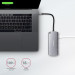 Хаб концентратор AXAGON HMC-6M2 SuperSpeed USB-C COMBO 6in1 hub, Grey