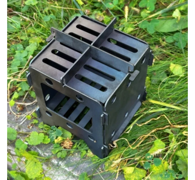 Піч-трісочниця Metalzavod 13.5х13.5х15см 2мм мала (SHP-2S)