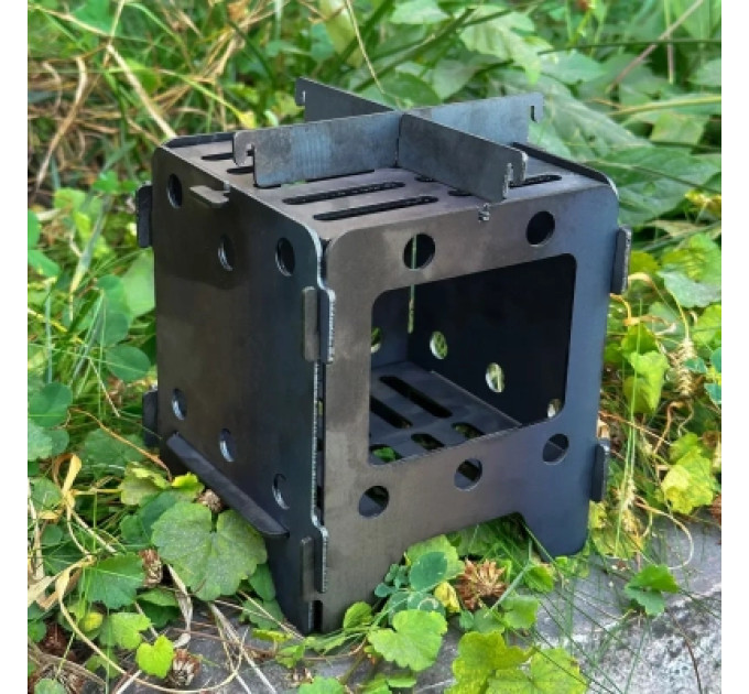 Піч-трісочниця Metalzavod 13.5х13.5х15см 2мм мала (SHP-2S)