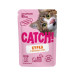 Вологий корм для кішок Catch! з куркою та овочами в соусі 85 г (4820261921977)