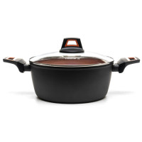 Каструля кована з кришкою  Hölmer CR-1325-SBMCL Carrot