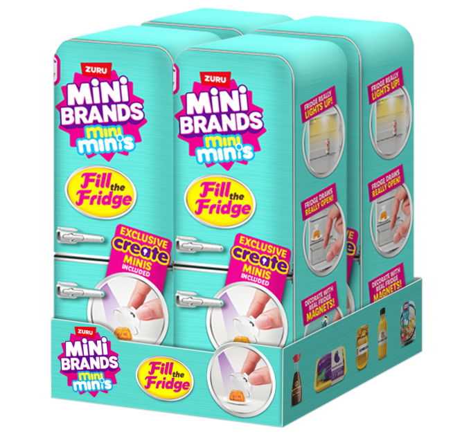 Ігровий набір Zuru Mini Brands Холодильник з продуктами