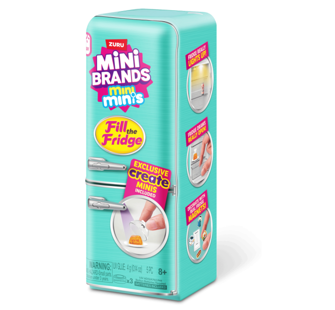 Ігровий набір Zuru Mini Brands Холодильник з продуктами
