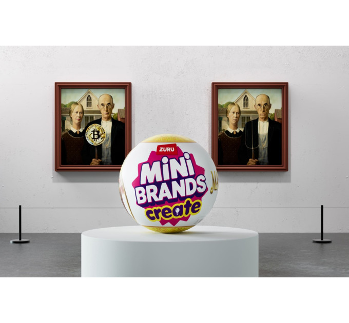 Ігровий набір Zuru Mini Brands Create Шедеври живопису та скульптури