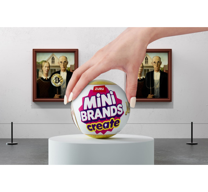 Ігровий набір Zuru Mini Brands Create Шедеври живопису та скульптури