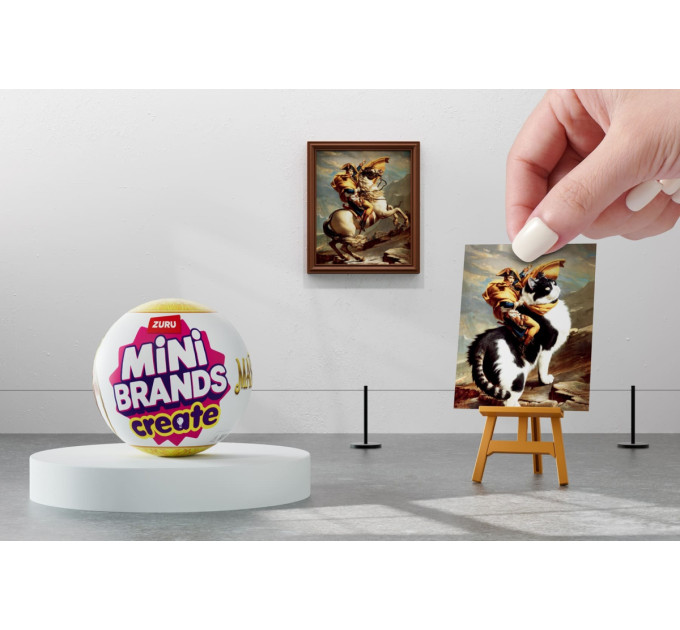 Ігровий набір Zuru Mini Brands Create Шедеври живопису та скульптури