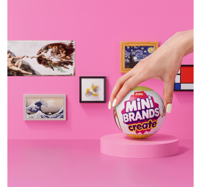 Ігровий набір Zuru Mini Brands Create Шедеври живопису та скульптури